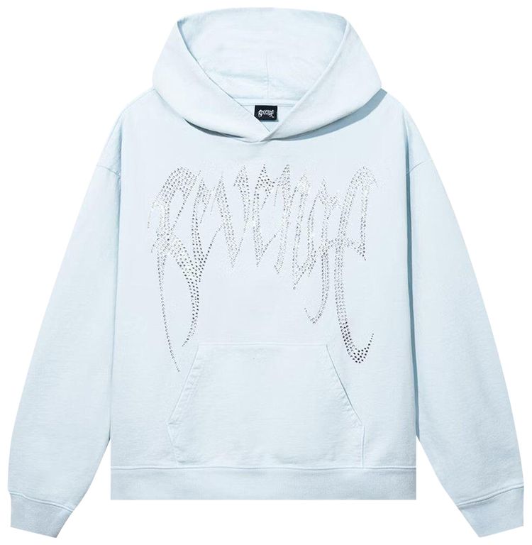 

Худи Revenge x XXXTentacion Heartbreak Bejeweled Hoodie 'Baby Blue', синий
