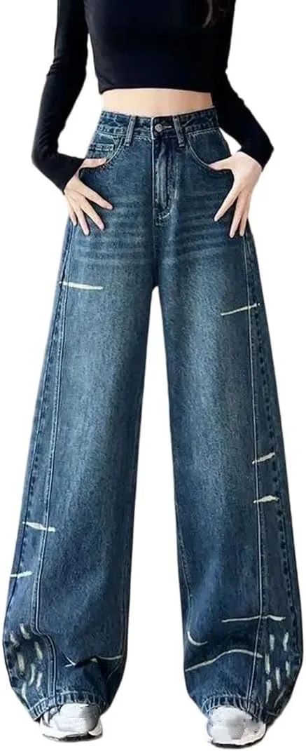 

Женские джинсы с флисовой подкладкой свободного кроя