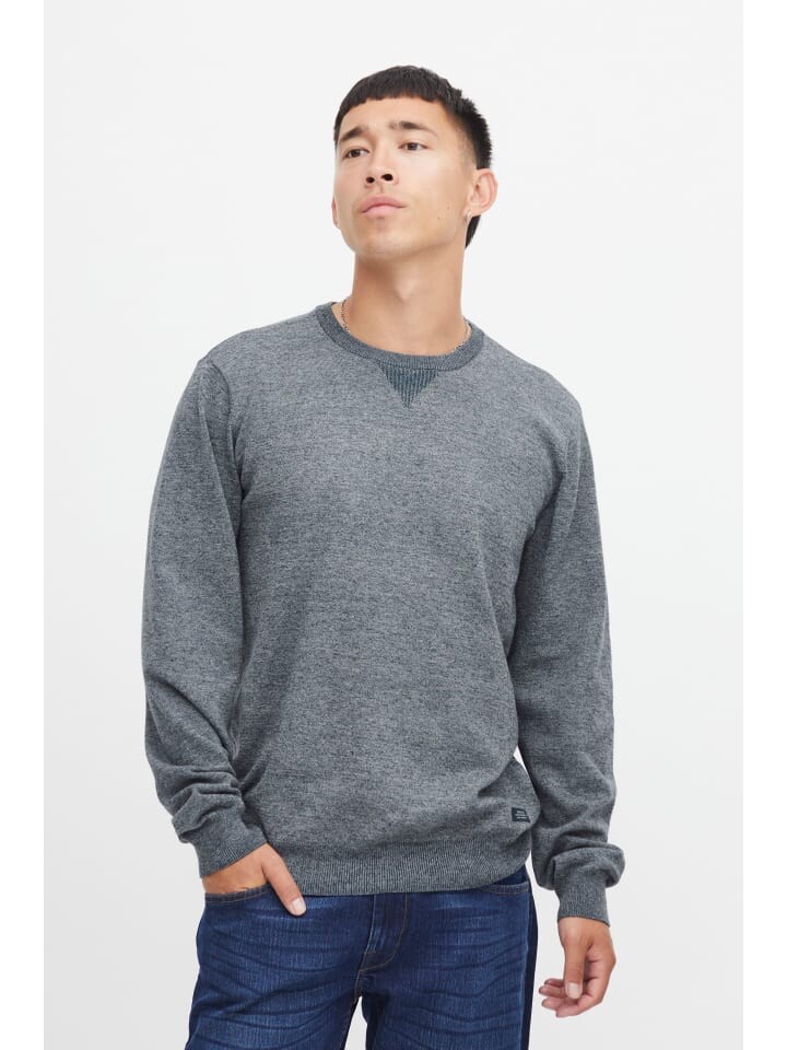 

Толстовка BLEND Sweatshirt BHBruton pullover 20715850 melierter Strickpullover, синий