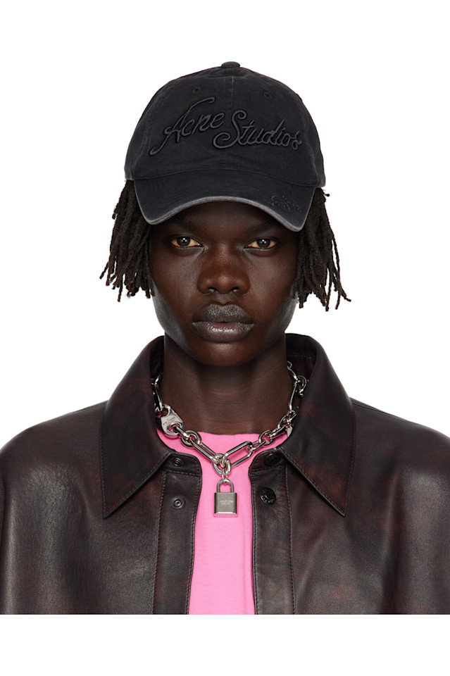 

Кепка с логотипом Acne Studios, черный