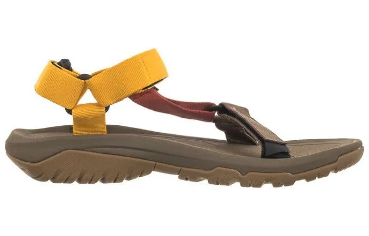 Teva Пляжные сандалии Hurricane XLT2 мужские коричневые желтые — фото 4