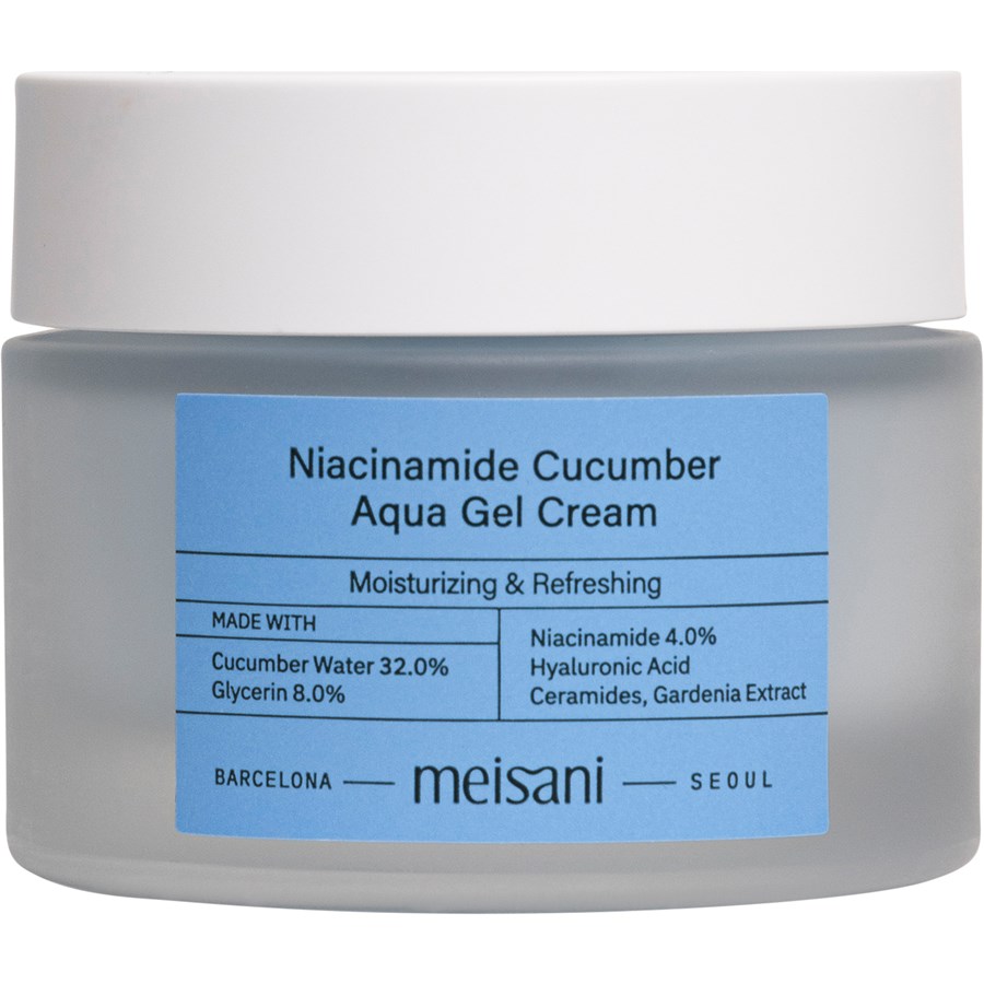 

Сыворотка для лица niacinamide cucumber aqua gel cream Meisani, объем 50 мл