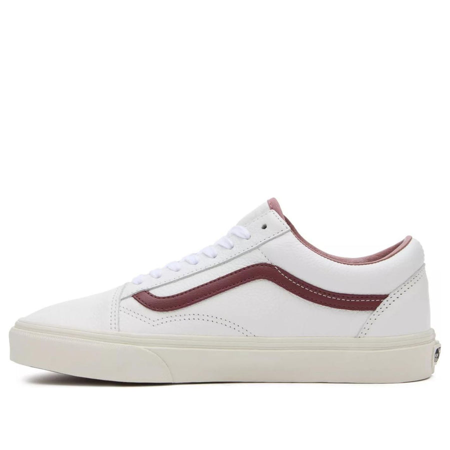 

Кроссовки Vans Old Skool Premium Leather 'White Dark Red', белый