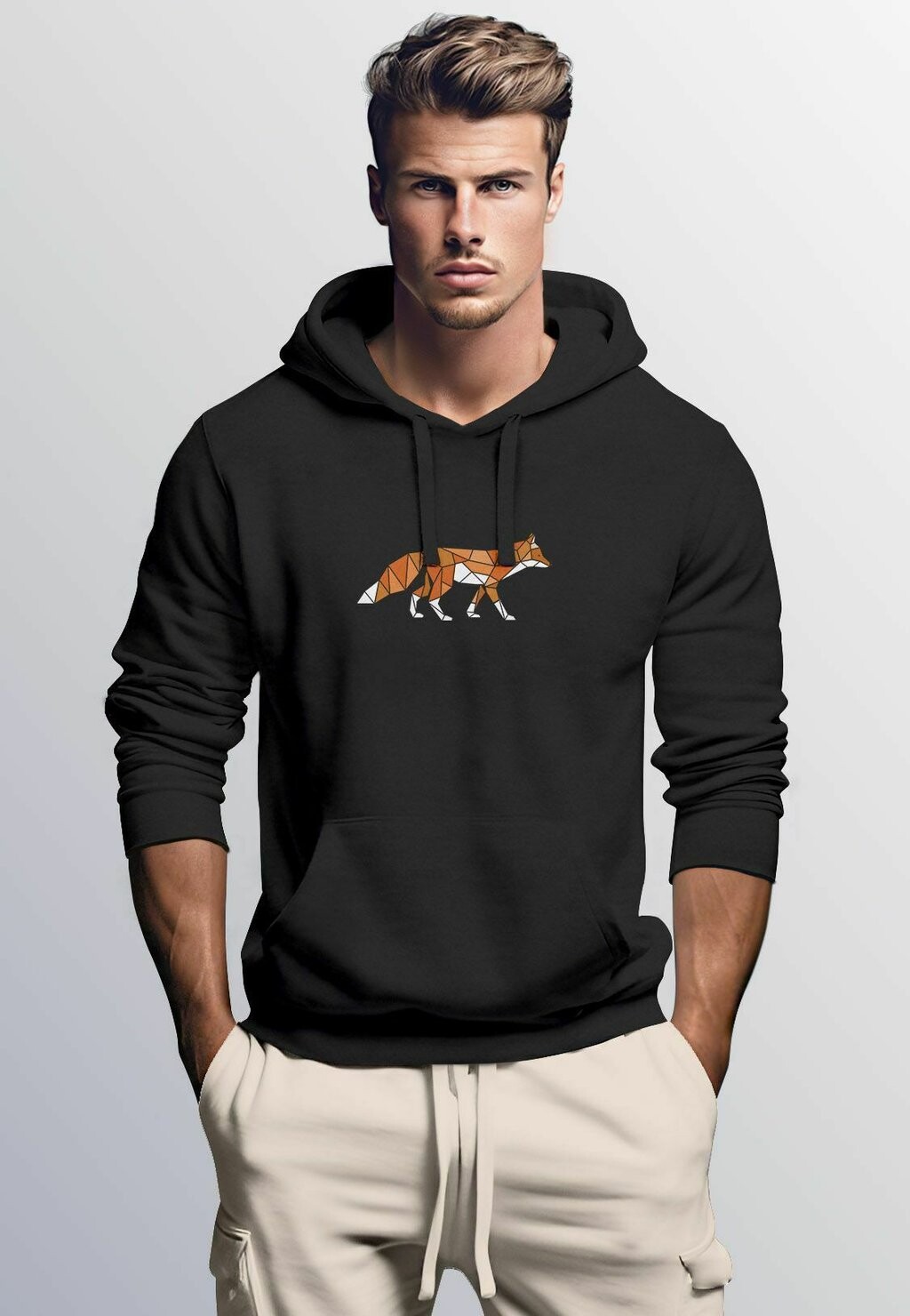 

Толстовка с капюшоном FASHION STREETSTYLE Neverless, черный