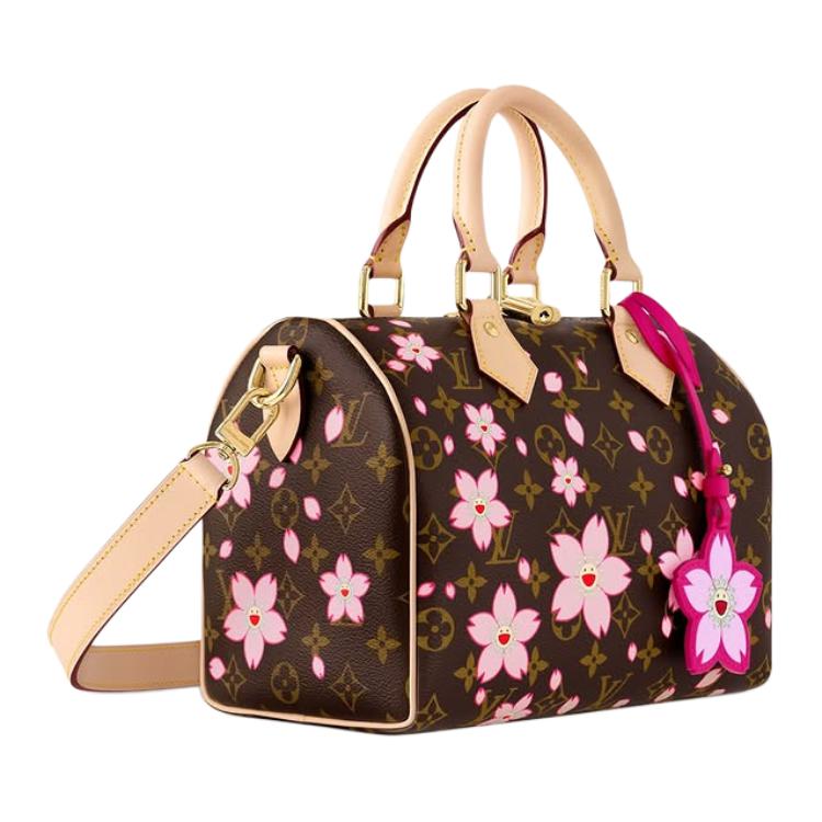 LOUIS VUITTON Сумка кросс-боди Takashi Murakami Cherry Blossom Speedy Bandouliere 25 — фото 2