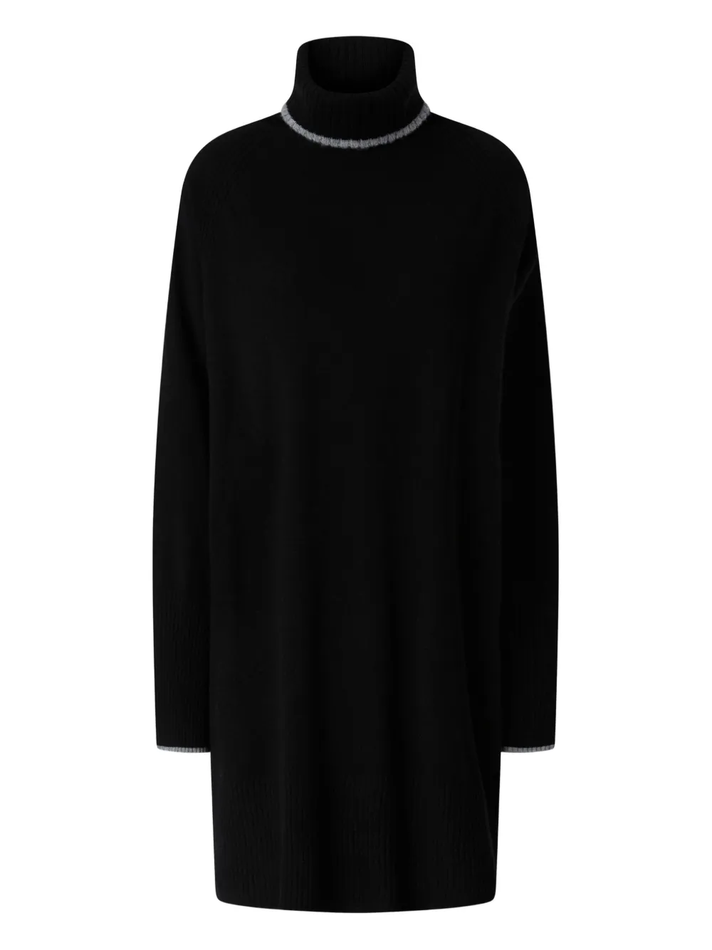 

Мини-платье с воротником-стойкой Fogo Pinko, черный