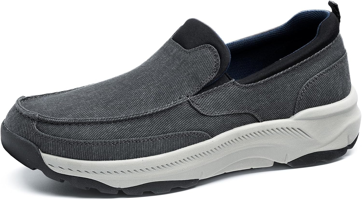 

Мужские ортопедические прогулочные туфли Cestfini без шнурков, темно-серый