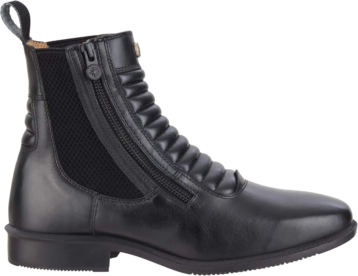 Высокие ботинки “Legacy SZ Milano” из мягкой коровьей кожи, итальянского производства, сандалии для вертикального велотренажера с резиновой накладкой ULTIMA-RS, удобное кресло, супер молнией, черный, стат Suedwind Footwear — фото 2