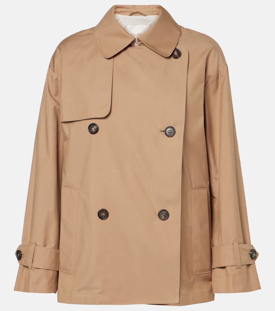 

Зеновский твиловый блейзер из хлопковой смеси Max Mara, Spring Camel