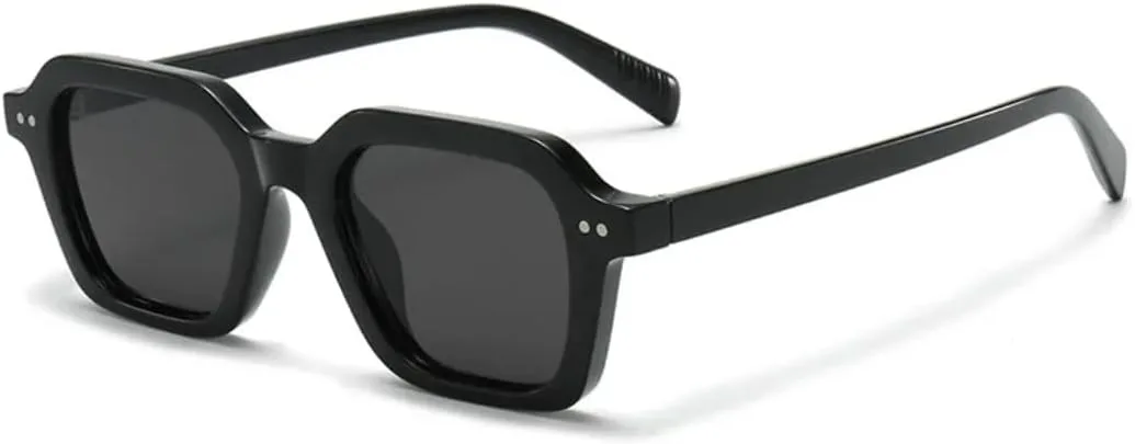 

Винтажные солнцезащитные очки с цветными заклепками для мужчин, модные градиентные очки с защитой от УФ-излучения UV400 для женщин, роскошные HHZZYVY, Black