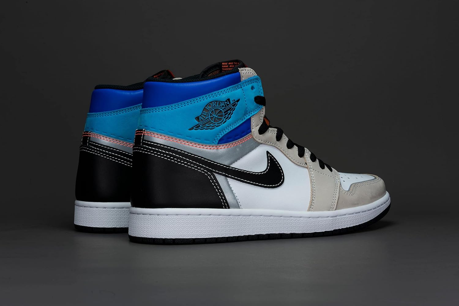 Мужские баскетбольные кроссовки Nike Air Jordan 1 Mid, оранжевый — фото 2