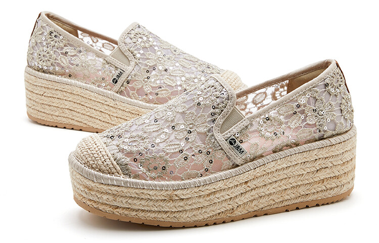 Туфли женские повседневные Women's Casual Shoes Women's Low-Top Joy&Mario, золотой — фото 3