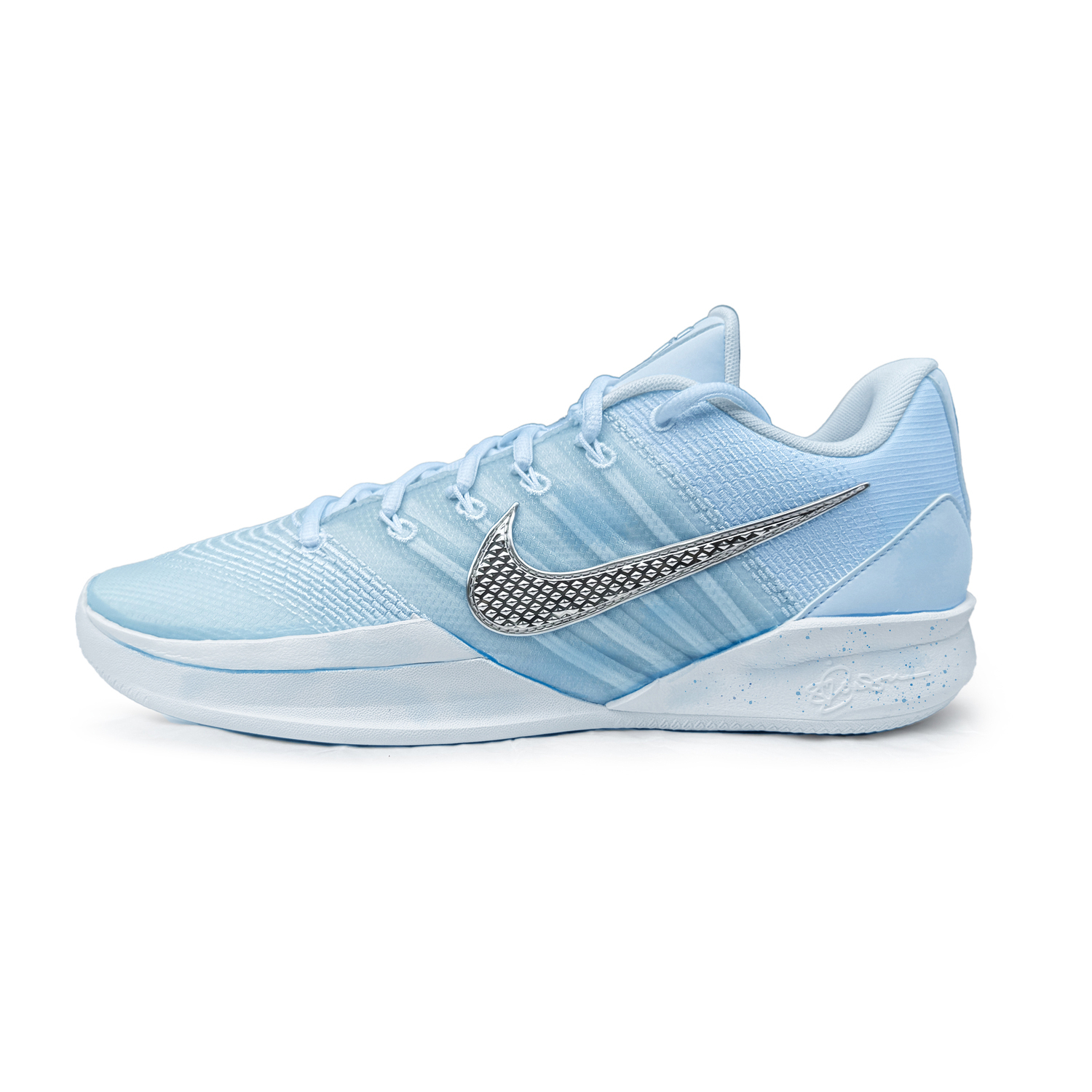 

Nike Sabrina 3 Blue Mist Iridescent Cushioning низкие баскетбольные кроссовки Unisex Blue