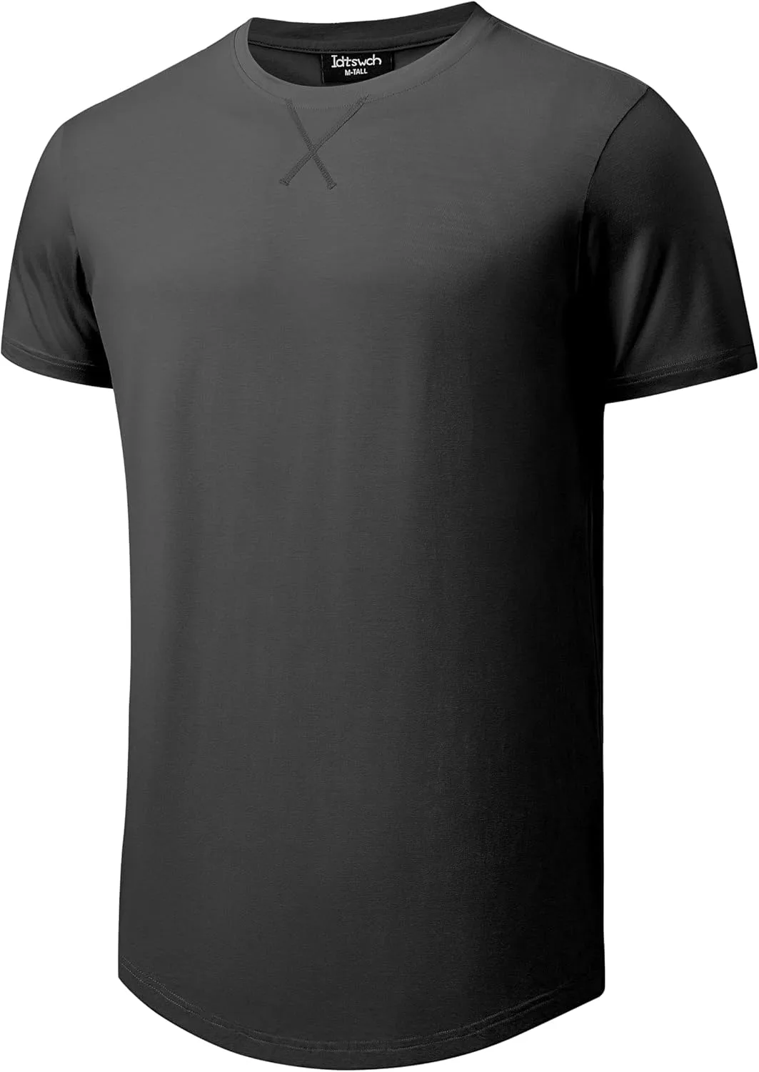 

Футболка Idtswch мужская удлиненная с коротким рукавом