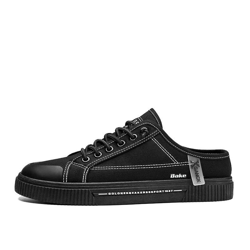 

Сандалии с закрытым носком, устойчивые к запахам и скольжению, мужские BAKE, All Black