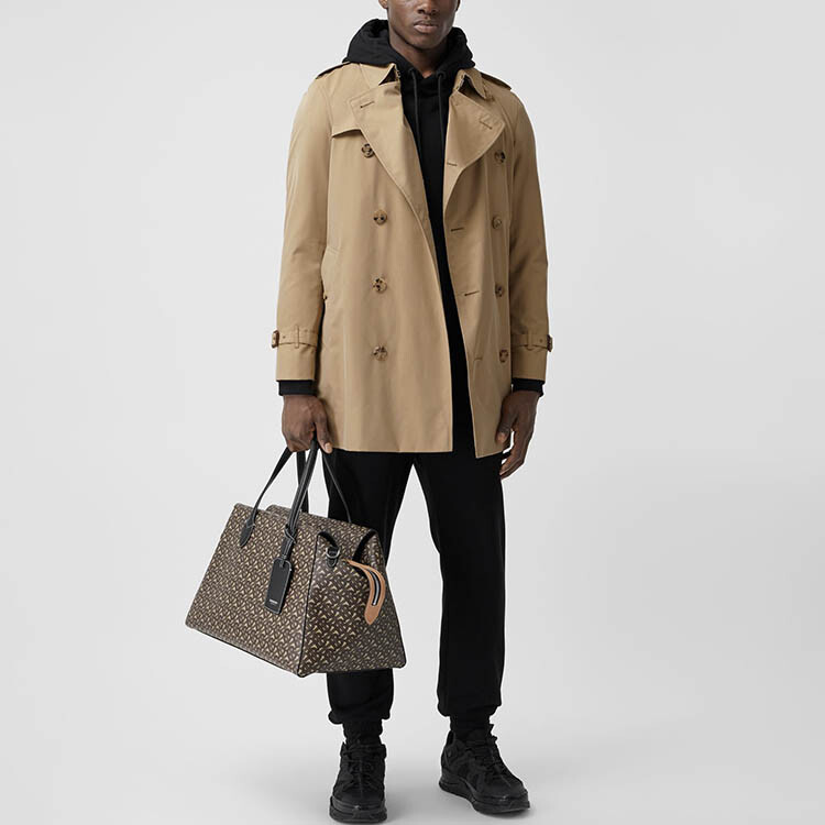Пальто мужское Burberry, классическое, коричневый — фото 4