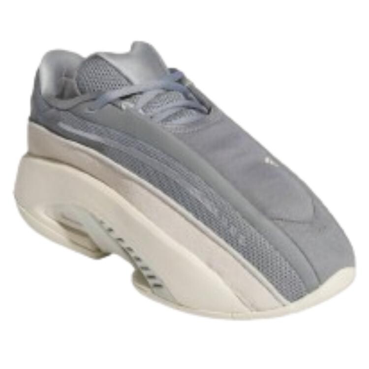 Винтажные баскетбольные кроссовки мужские с низким верхом серый/белый Adidas — фото 3