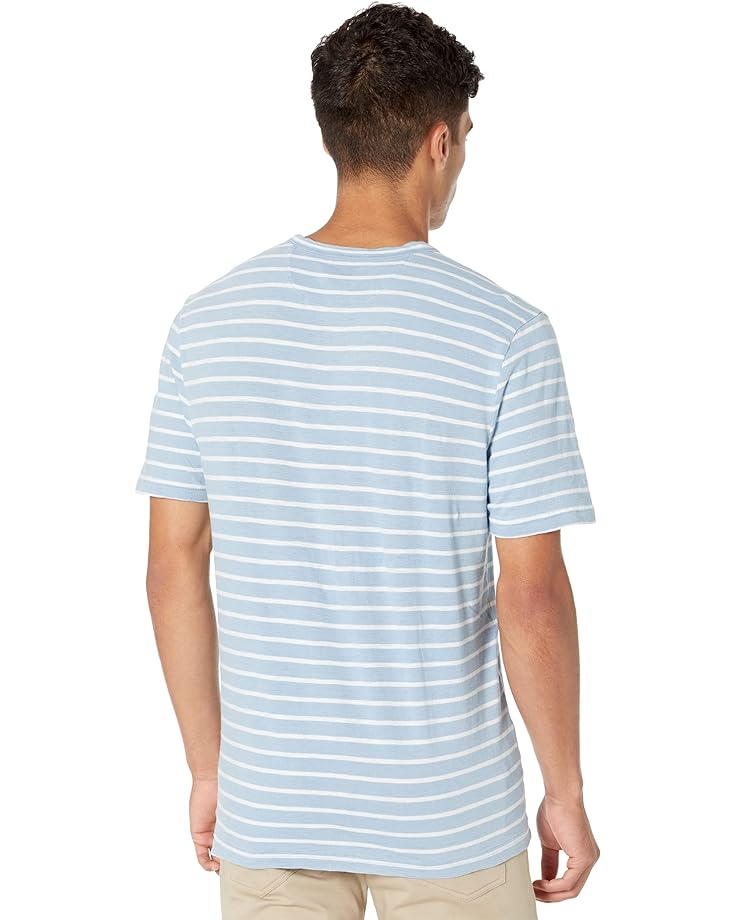 

Футболка Faherty Breton Tee, цвет Light Indigo Stripe