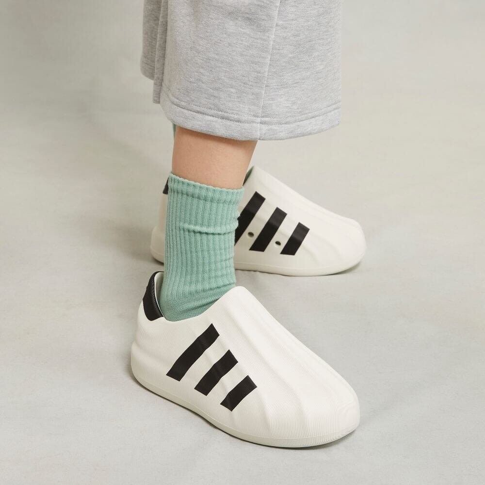 Сандалии Adidas ADIFOM SST, цвет White/Black — фото 3
