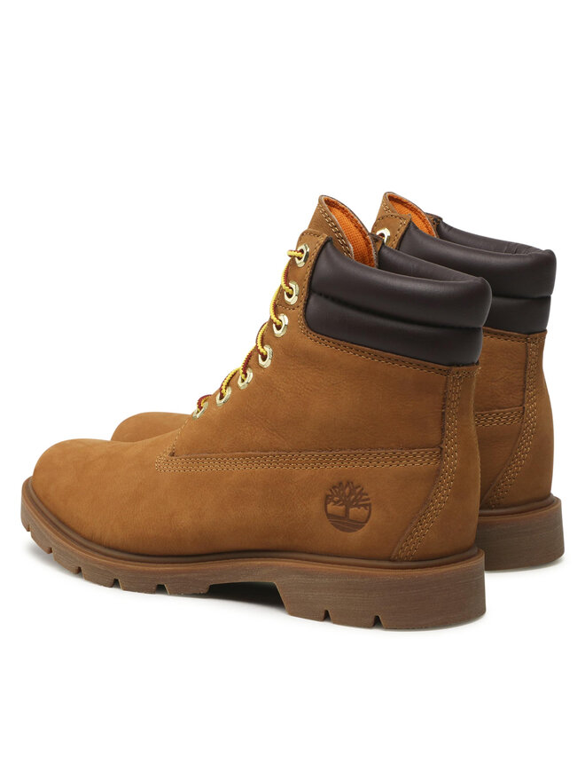 Мужские ботинки Timberland из нубука средней высоты, светло-коричневый — фото 3
