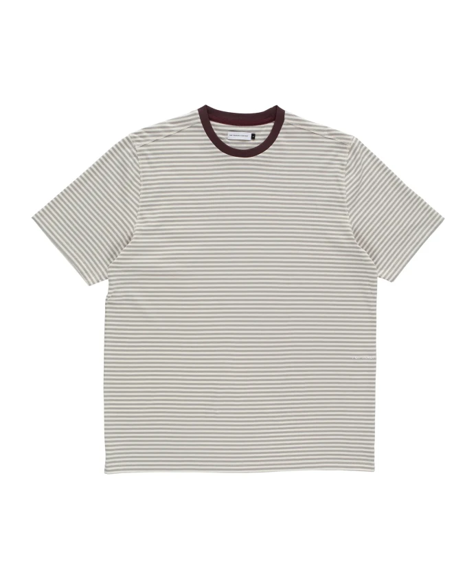 

Футболка с полосатым логотипом, карьер Pop Trading Company, серый