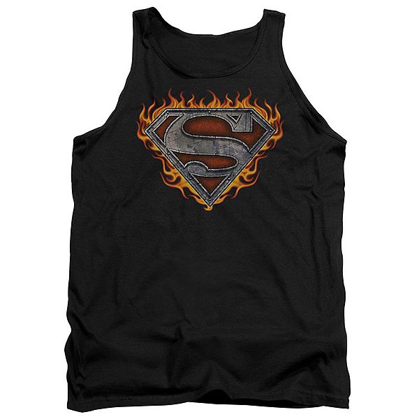 

Футболка-майка взрослая Superman iron fire shield Licensed Character