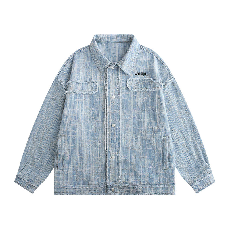 

Куртка Unisex Lapel Thin Others Jeep, светло-синий