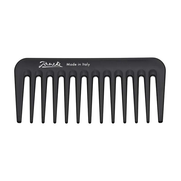 

Расческа для волос маленькая, черная, 1 шт. Janeke Mini supercomb