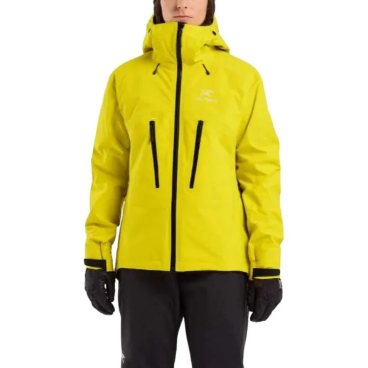 Куртка ALPHA GORE TEX PRO женская Arcteryx, Venom Yellow/viPER Yellow II