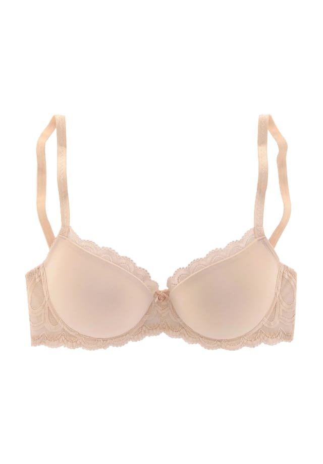 

Бюстгальтер Evita с чашечками и кружевным бантом Lascana, желтый