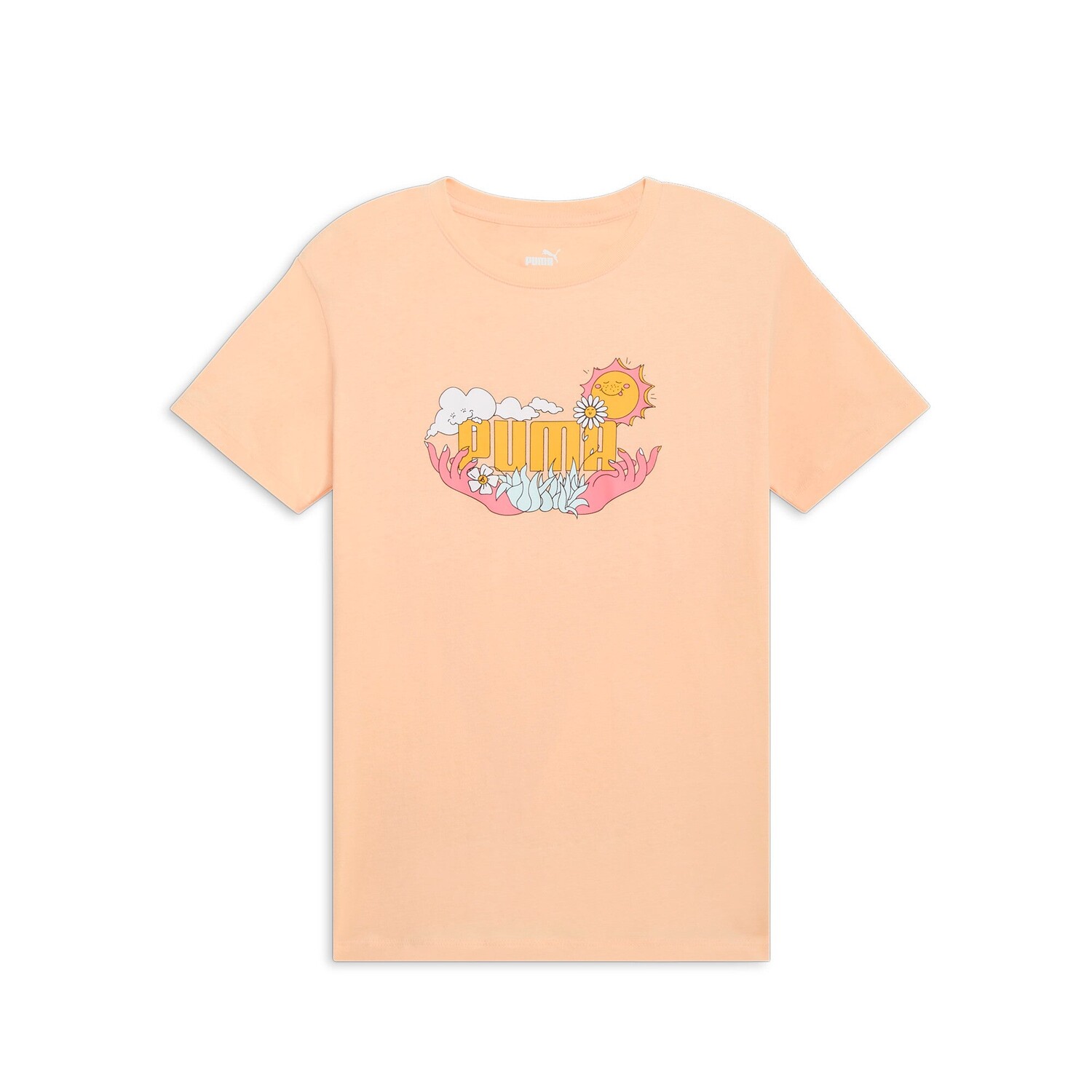 

Женская футболка PUMA Nature, цвет Peach Fizz