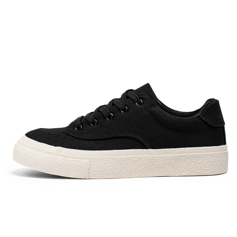

YIVELOVE Износостойкие дышащие мужские кеды на низком ходу Black, цвет Black