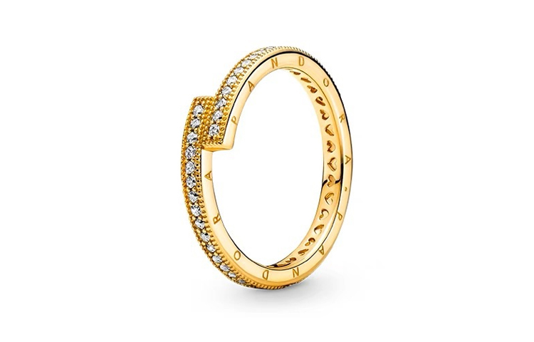 

Pandora Кольца унисекс Gold из позолоченной меди, серебряного сплава с синтетическим цирконом