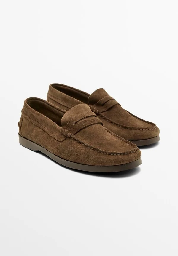 Слипоны Massimo Dutti, Brown — фото 2