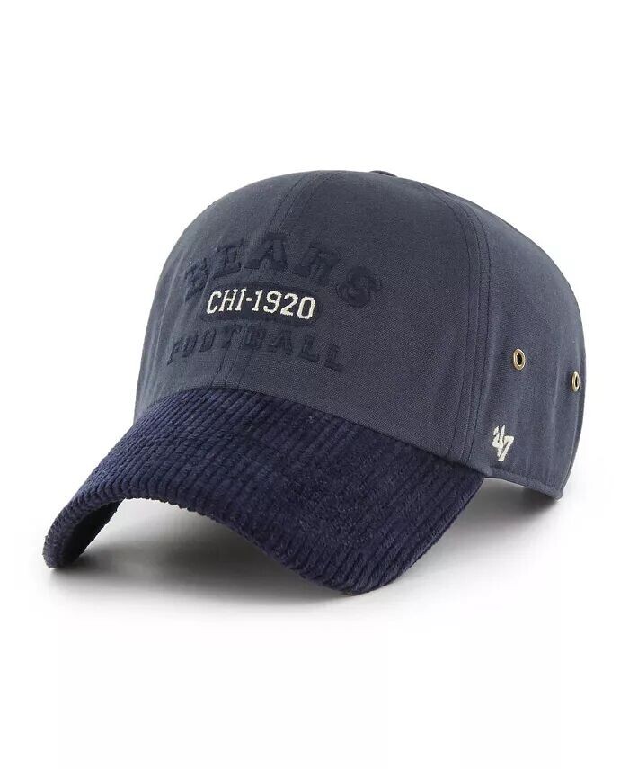 

Мужская темно-синяя шапка Chicago Bears Ridgeway Clean Up Adjustable '47 Brand