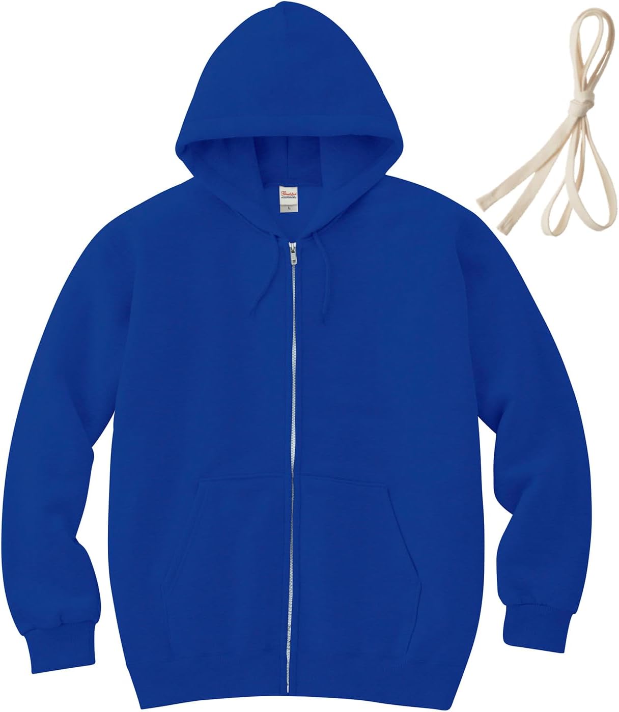 

Мужская толстовка Printstar 00217-MLZ, 8,4 унции, на флисовой подкладке, на молнии, легкая, с полной застежкой-молнией, синий