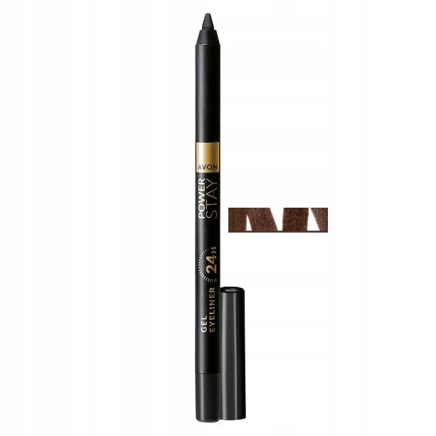 

гелевая подводка для глаз AVON, стойкая 24 часа, шоколадно-коричневый цвет