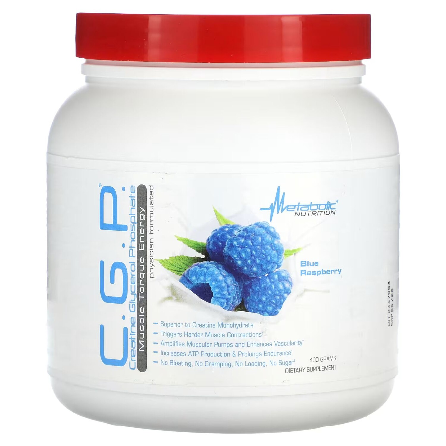 

CGP, голубая малина, 400 г Metabolic Nutrition