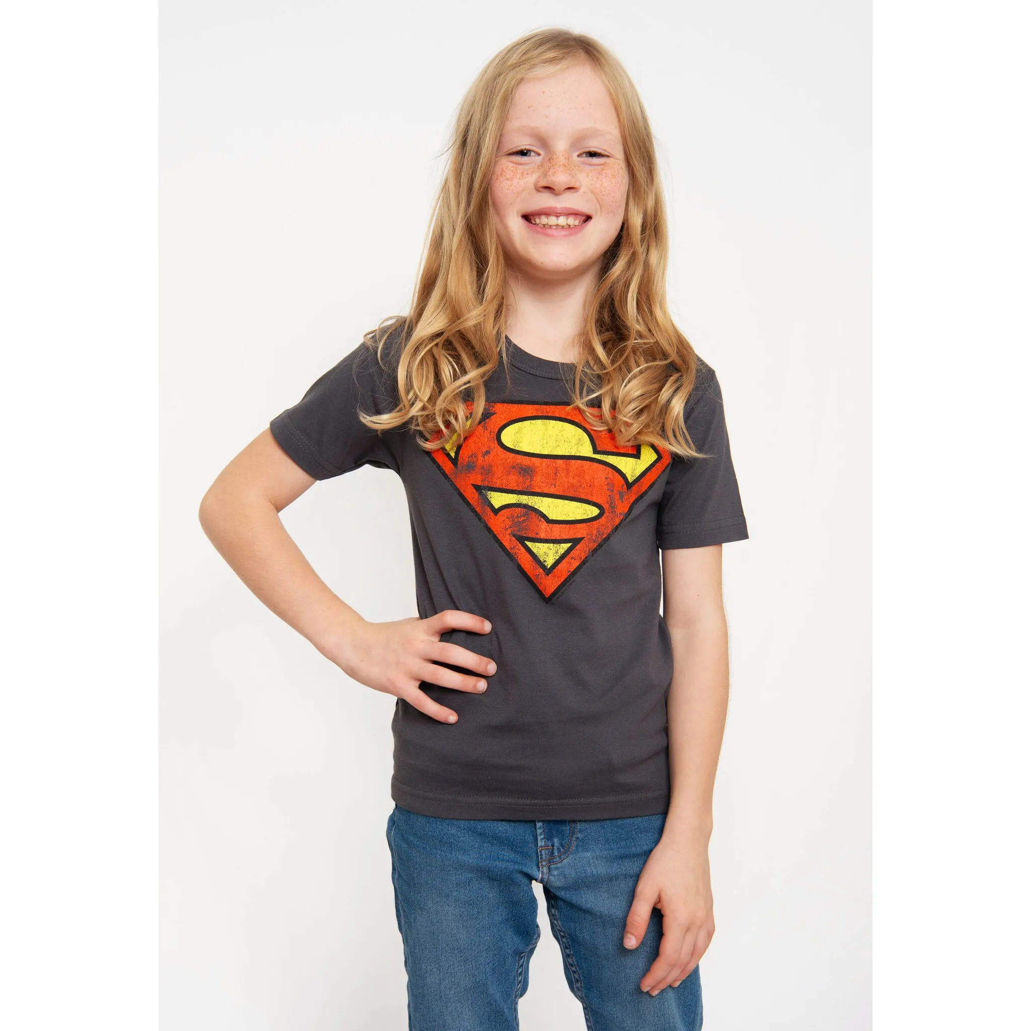 Logoshirt Футболка "DC Comics – Супермен", с лицензионным принтом, синий — фото 2