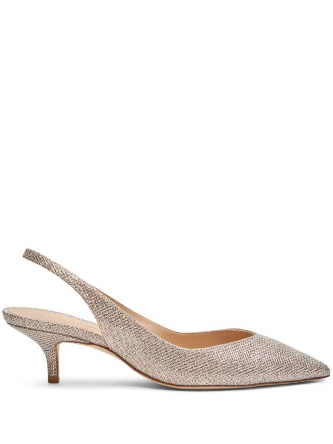 Stuart Weitzman 50-мм туфли Eva, нейтральный цвет