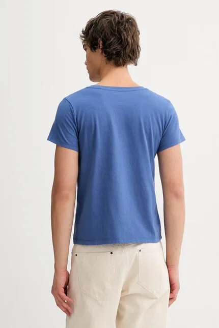 Футболка с V-образным вырезом LSE_PERFECT из хлопка Levi's, синий — фото 4