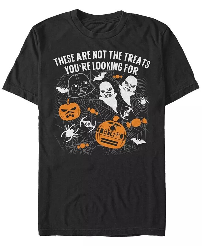

Мужская футболка с коротким рукавом Happy Halloween Treats из «Звездных войн» Fifth Sun, черный