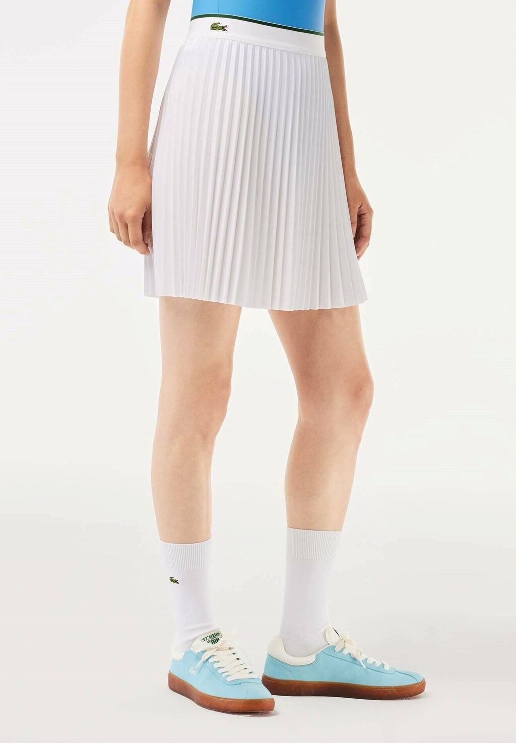 

Юбка плиссе Lacoste, белый