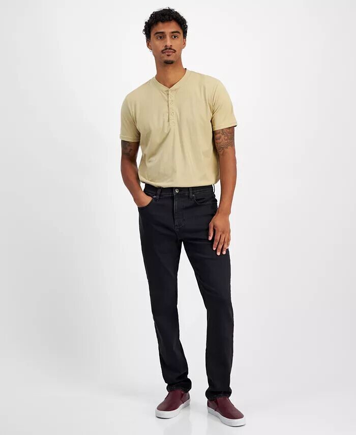 

Мужские облегающие джинсы Glacier Comfort Stretch Sun + Stone, черный