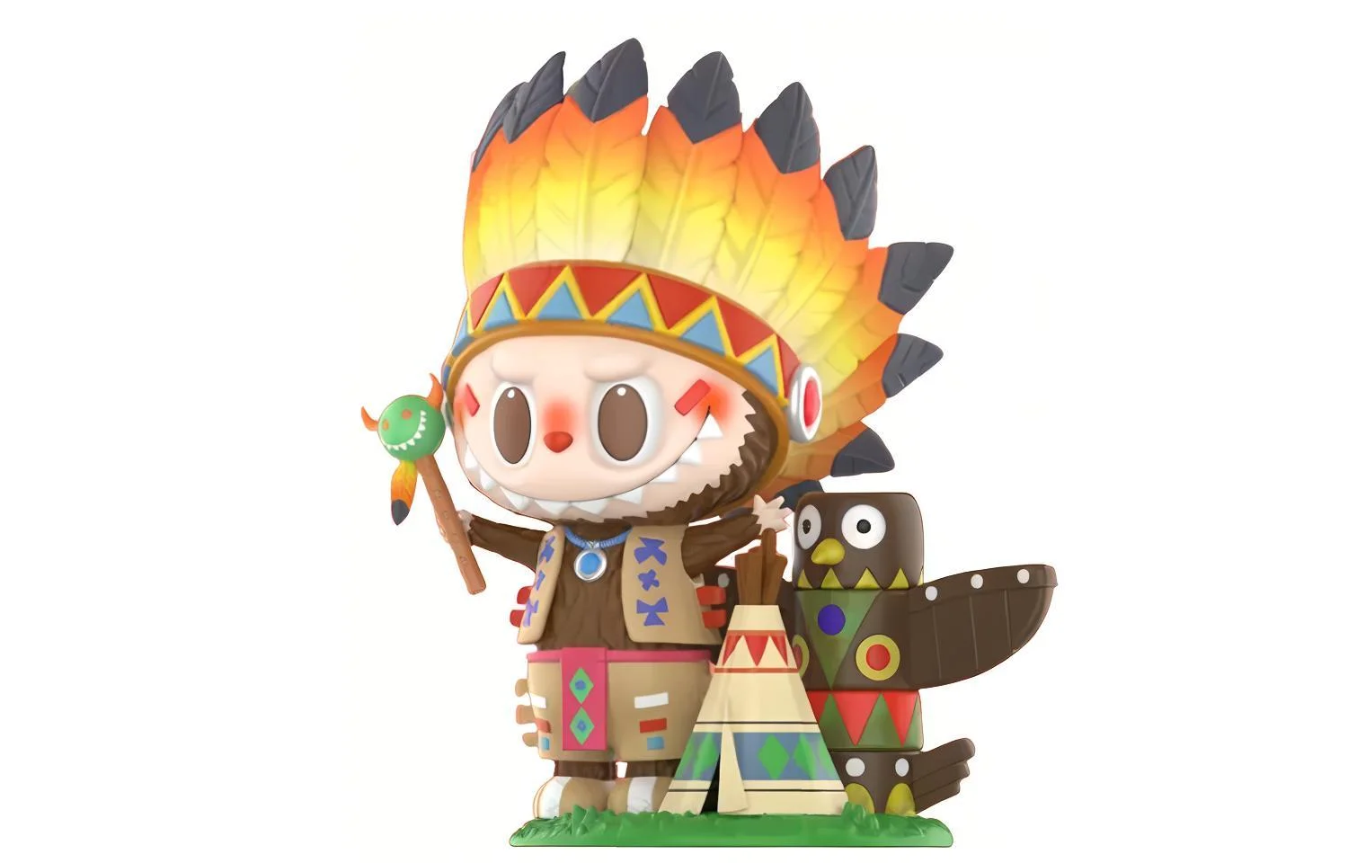 

Фигурка Pop Mart Labubu The Monsters Indian Hang Tag Box, 7 см