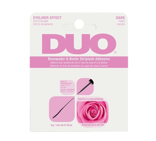 

Дуэт, Клей для ресниц, розовая вода и биотин, #Темный, Ardell