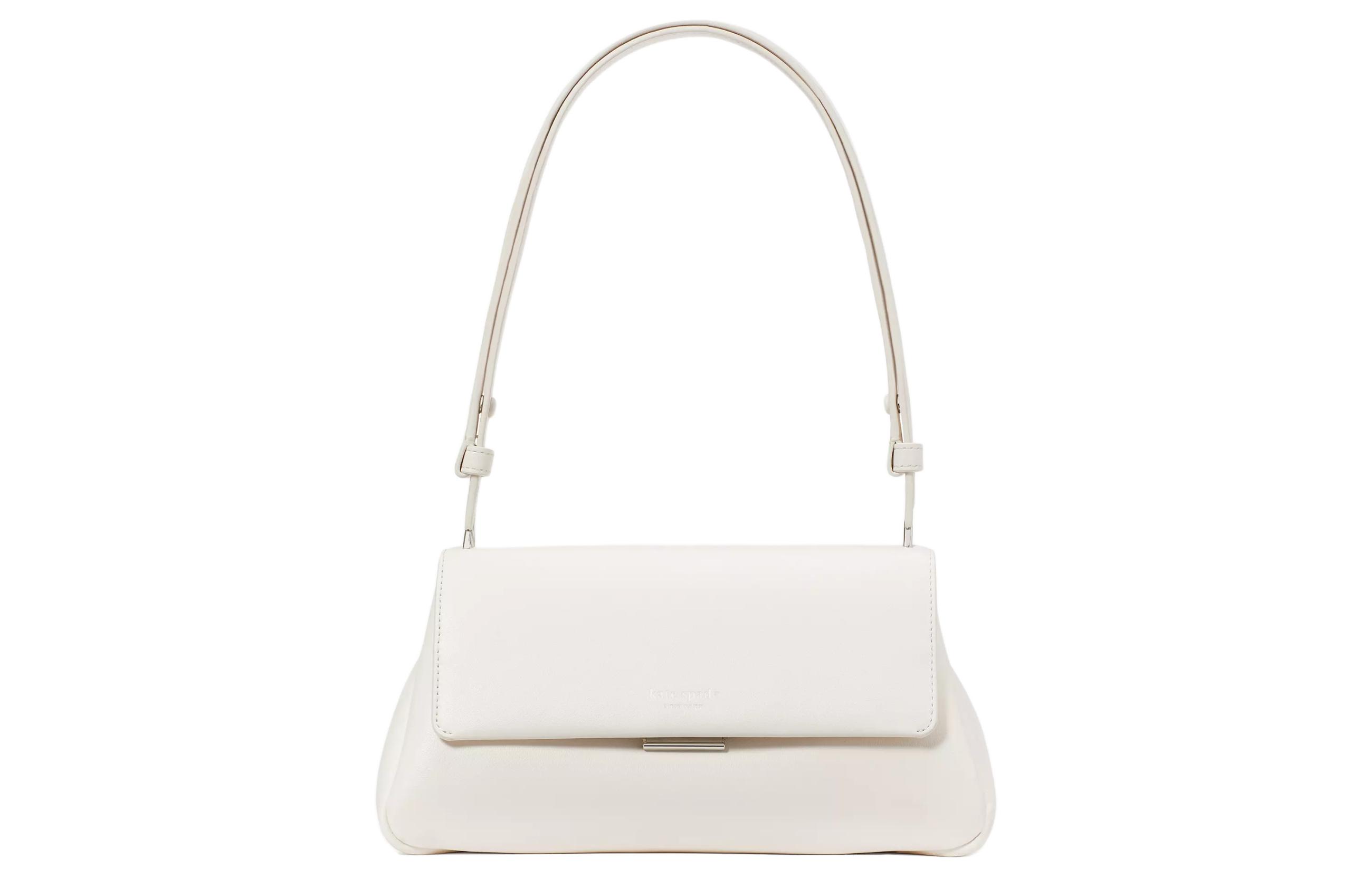 

Гладкая кожаная портативная сумка кроссбоди, женская наплечная сумка cream Kate Spade, Set (Bag+Dust Bag)