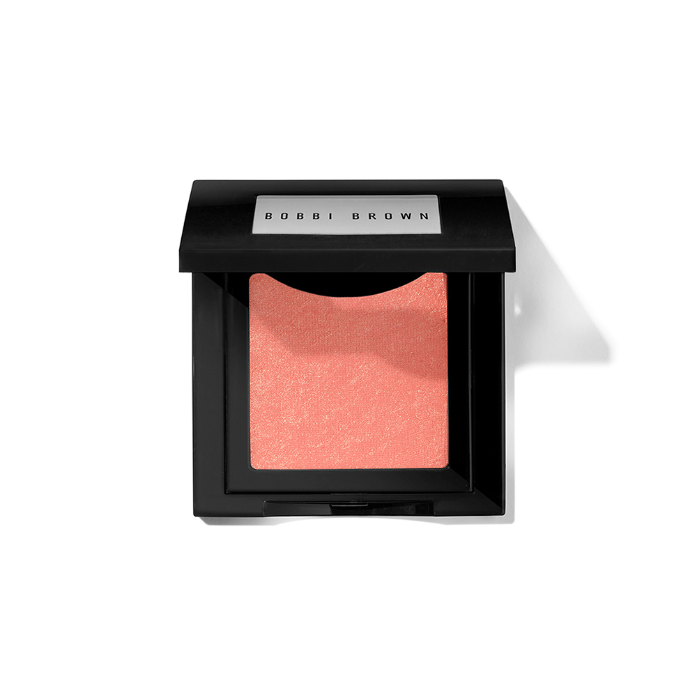 

Мерцающие румяна blush shimmer Bobbi Brown, цвет rooftop rose, вес 3.5 гр.
