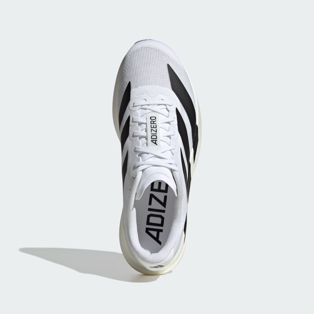 Кроссовки Adidas Adizero EVO SL Shoes, цвет Cloud White/Core Black/Cloud White — фото 2