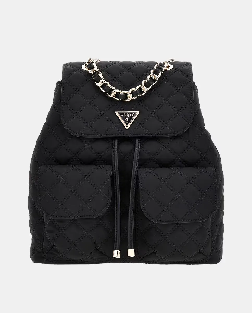

Рюкзак с магнитной застежкой Guess, черный